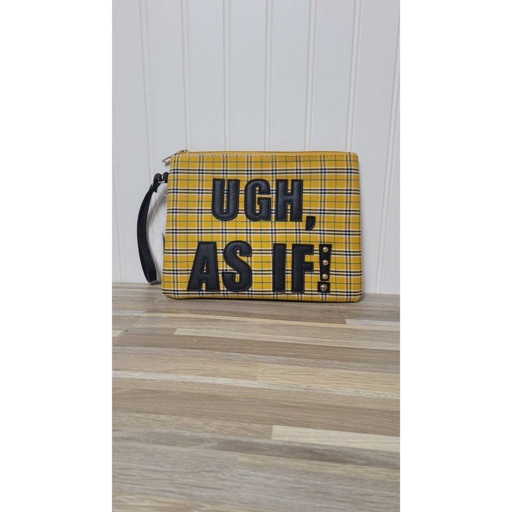 Clueless Cher Ugh As If Olivia Miller Yellow Plaid Clutch